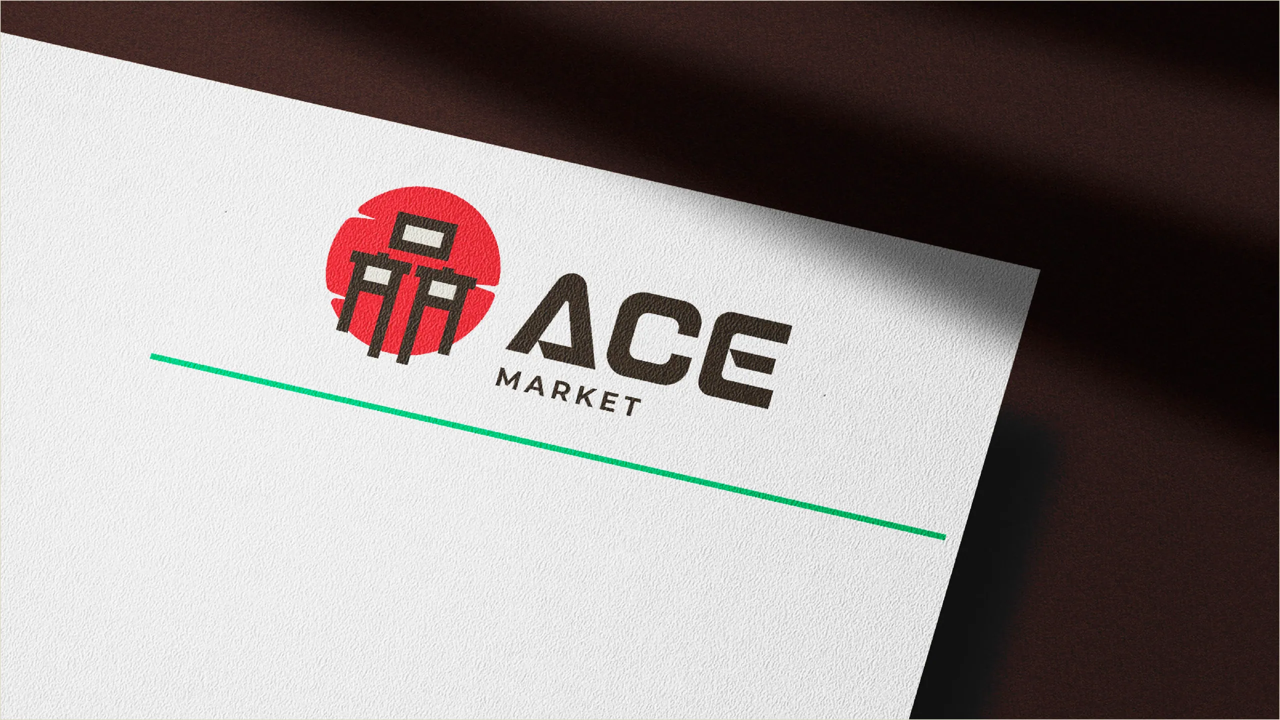 Ace Market brand identity